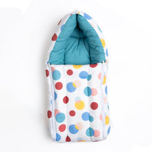 UK-0328 3 in 1 Baby Sleeping Bag & Carry Nest | Cotton Bedding Set for Infants & New Born Baby | Portable/Travel & Skin Friendly | 0-7 Months