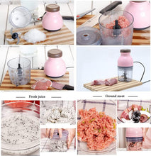 UK-0329 Portable Electric Blender Mini Food Processor Mixers Grinder Chopper Capsule Cutter