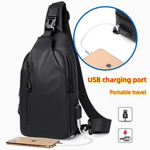 Cart2Add Men's Chest Bag Shoulder Bag Messenger Sports Backpack Water Resistant Usb Charging Port Shoulder Sling Bag
