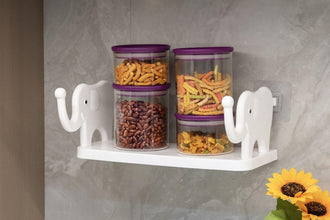 UK-0242 Stand Holder for Bathroom Toilet Kitchen Bedroom Office Shelf Wall Holder Elephant Shape