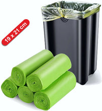 UK-0126  Garbage Bags For Dustbin | Trash Bags For Home/Office & Kitchen | Virgin Raw Material, Green, 19X21 Inch