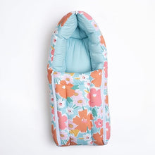 UK-0328 3 in 1 Baby Sleeping Bag & Carry Nest | Cotton Bedding Set for Infants & New Born Baby | Portable/Travel & Skin Friendly | 0-7 Months