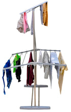 UK-0040 Cloth Dryer Stand Stainless Steel Foldable Cloth Stands Rack for Drying Clothes for Home/Indoor/Outdoor/Balcony