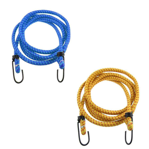 UK-0280 Flexible Bungee Rope/Luggage Strap/Bungee Cord with 10 MM Diameter and Corner Metal Hooks 2MTR