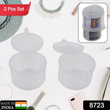 8723 Kangan / Bangle Round Box for women - Pack of 2 bangle boxes for storage - Transparent Plastic storage boxes | Jewelry organizers, Small Plastic Boxes for Storage of Bangles (2 Pc Set)