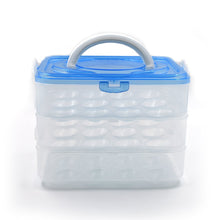 2643 3-Layer Plastic Refrigerator Egg Storage Box (36 Grid) DeoDap