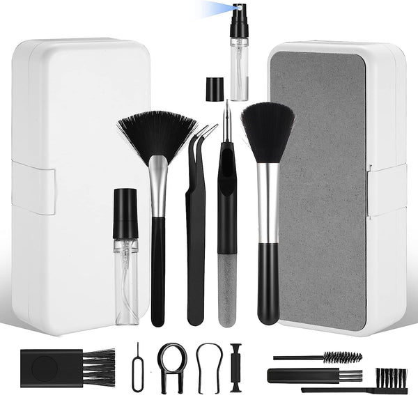 Cart2Add 18 in 1 Electronic Cleaner Kit with 3 in 1 Cleaning Pen,Laptop Screen Keyboard Cleaning Kit,Computer Cleaning Kit, 18-in-1 Cleaning Kit for Gadgets, Airpods, Mobile, Tablet, Laptop, Computer