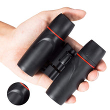 Compact Binoculars, Small Folding Binoculars, Easy Focus for Kids Adults Bird Watching Travel Hunting Concerts Sports, Waterproof Telescope with Strap Bag