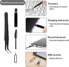 Cart2Add 18 in 1 Electronic Cleaner Kit with 3 in 1 Cleaning Pen,Laptop Screen Keyboard Cleaning Kit,Computer Cleaning Kit, 18-in-1 Cleaning Kit for Gadgets, Airpods, Mobile, Tablet, Laptop, Computer