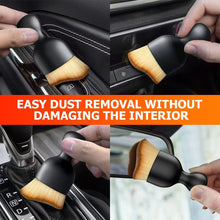 Car Dust Cleaning Brush BMG Import Export Auto Interior Soft Hair Removal Brush Car Cleaning Brush Dust Collectors Curved Design Dirt Dust Clean Brushes Air Conditioner Leather Computer Scratch Free