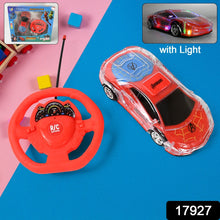 17927 Plastic Remote Control Car, Remote Control Racing car with Two Function Backward and Forward. Handle Design Remote. Best Birthday Gift, Birthday Return Gift with Rechargeable Battery For Car