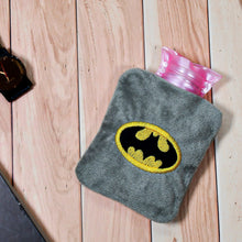 6505 Batman small Hot Water Bag with Cover for Pain Relief, Neck, Shoulder Pain and Hand, Feet Warmer, Menstrual Cramps. DeoDap