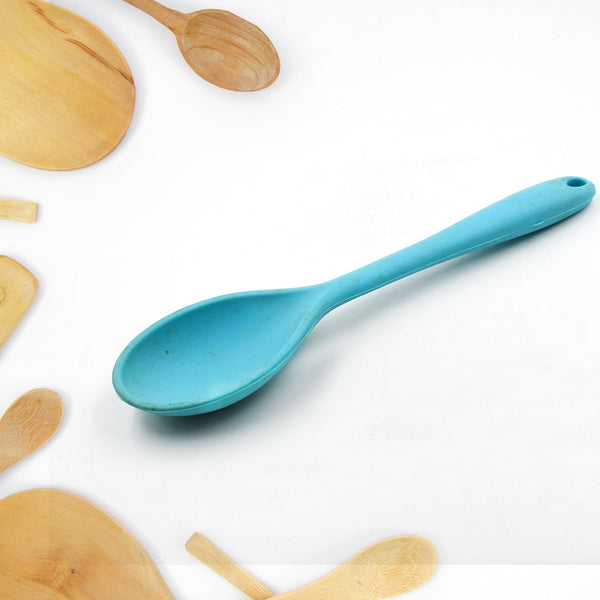 5458 Large Silicone Spoon for Baking, Serving, Basting - Heat Resistant, Non Stick Utensil Spoon (27cm)