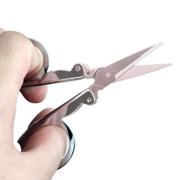 1784 Folding Scissor 3.5inch used in crafting and cutting purposes for children’s and adults. DeoDap