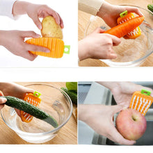 2950 Vegetable Scrubbing Brush, Vegetable Scrubber Non‑Toxic Fruit Brush Carrot Shape Vegetable Brush for Potato for Vegetable DeoDap