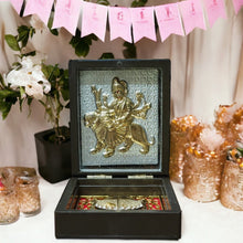 UK-0309 Blessing Lord  Small Puja Worship Box – Gold Plated      ( MIX GOD)