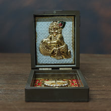 UK-0309 Blessing Lord  Small Puja Worship Box – Gold Plated      ( MIX GOD)