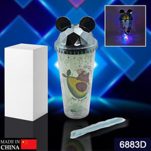 6883D LED Light Unicorn Kids water sipper 