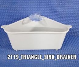 2119 Triangular Multi Functional Drainer Shelf Sink Storage Holder DeoDap