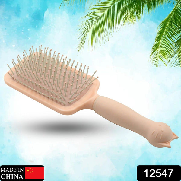 12547 Massage Comb, Massage Hair Brush Ergonomic Matt Disappointment for Straight Curly Hair Cushion Curly Hair Comb For Detangling Professional Comb For Men And Women for All Hair Types, Home Salon DIY Hairdressing Tool  (1 Pc / 24 Cm)