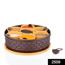 2509 Round Plastic Masala Spice Box DeoDap